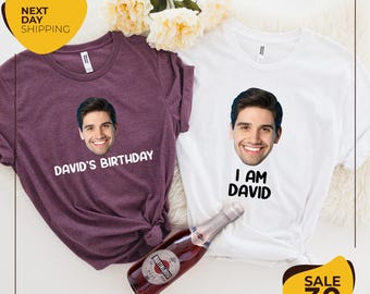 Birthday Party Group Shirt | Funny Birthday Matching Shirt | Face Shirt | Custom Face Birthday | Custom Photo Shirt | Birthday Photo Shirt