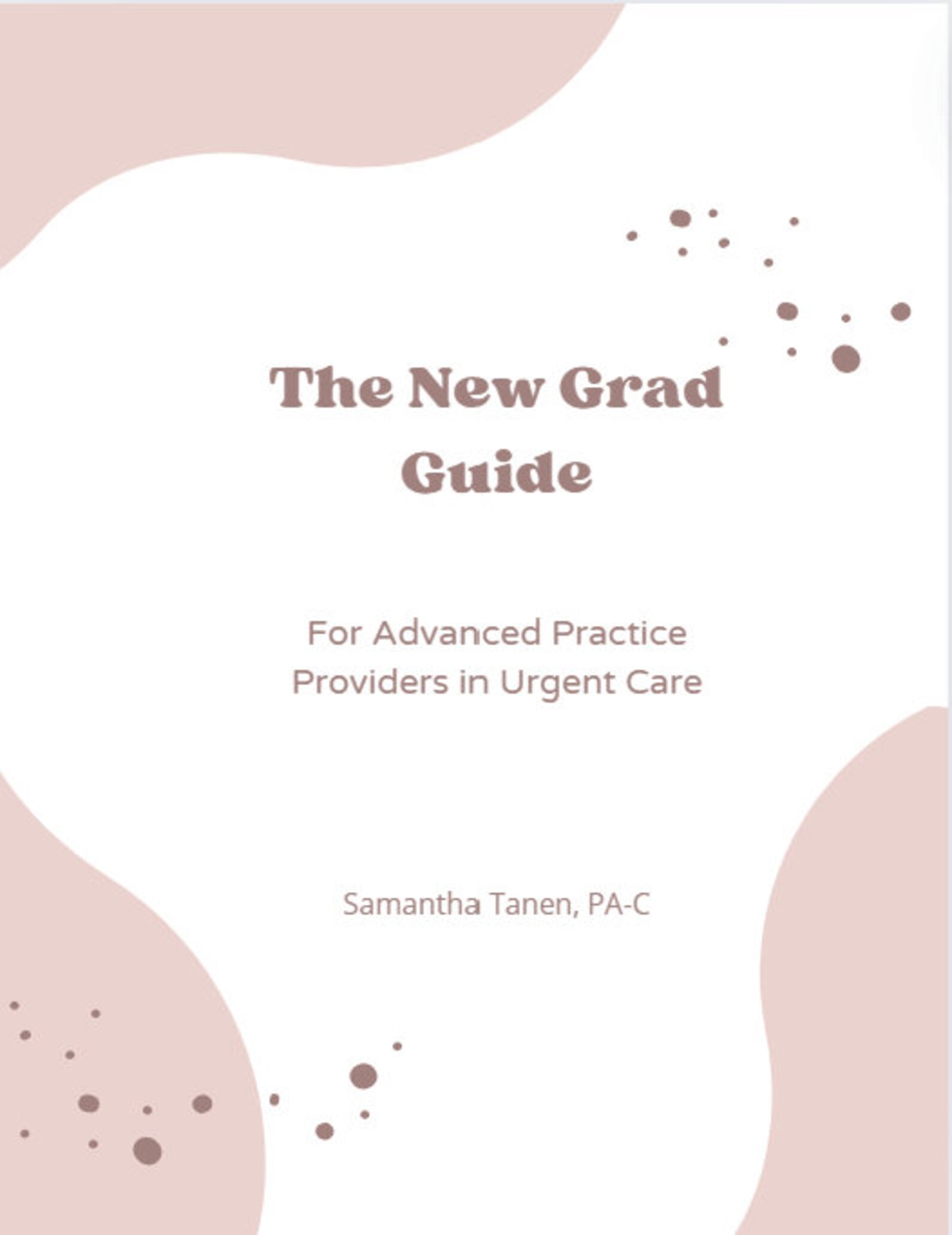 The New Grad Guide for Advanced Practice Providers in Urgent Care - Etsy