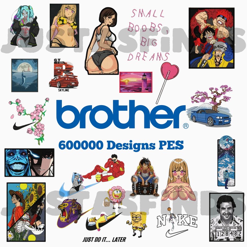 Brother Embroidery Machine Designs 600,000 PES Files Download Huge