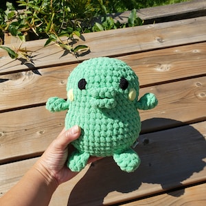 Kuchipatchi Plush Green tamagotchi stuffie squishie kawaii Japanese game virtual digital pet cartoon character doll stuff toy soft cute image 4