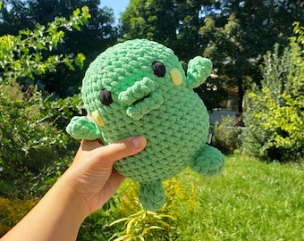 Kuchipatchi Plush - Green - tamagotchi stuffie squishie kawaii Japanese game virtual digital pet cartoon character doll stuff toy soft cute