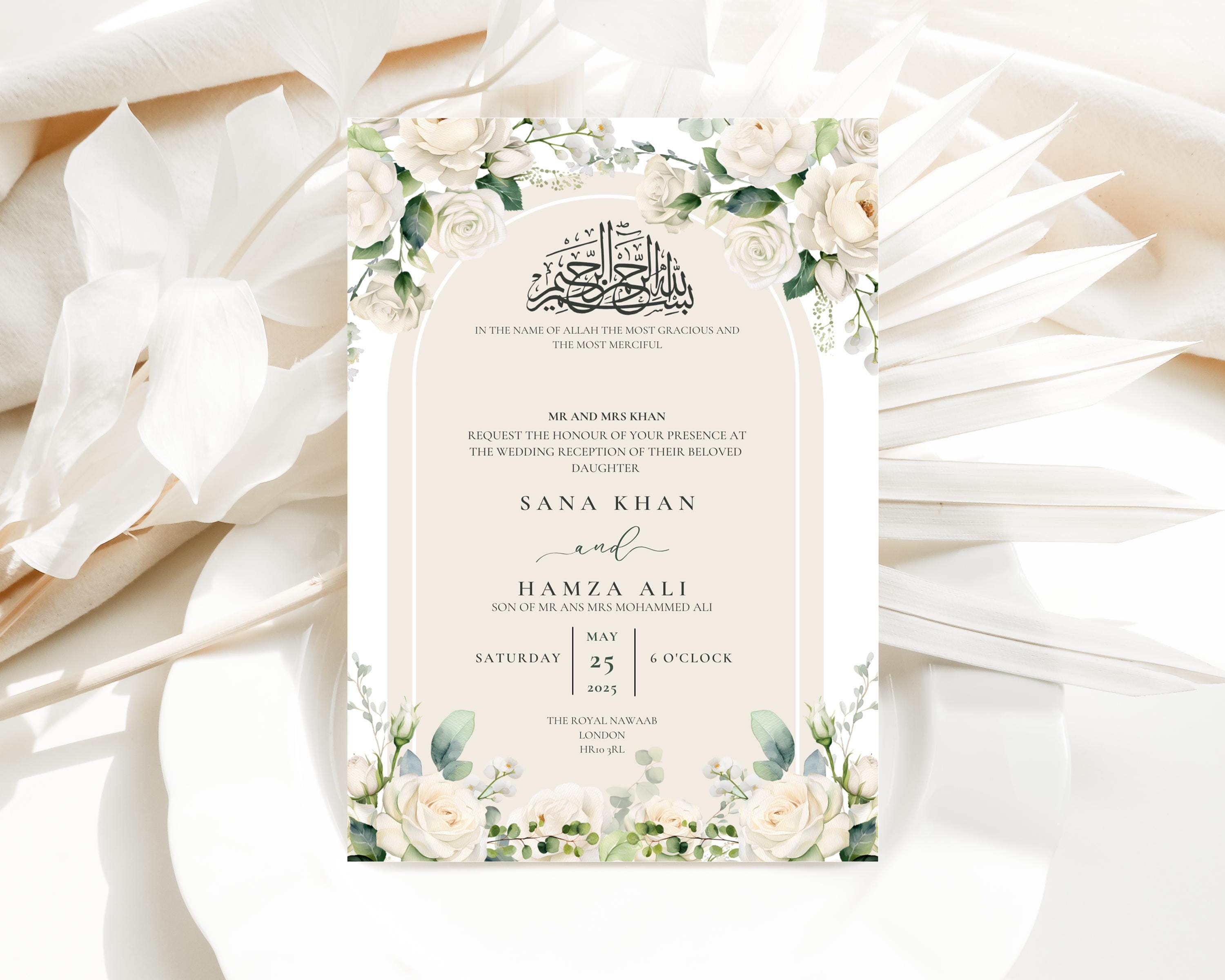 Valima Invitations - Etsy, image size:3000x2400