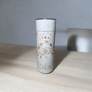 Bicchiere con segno zodiacale