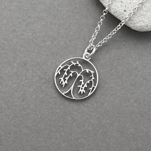 Sterling Silver Willow Tree Necklace