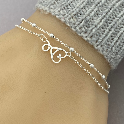 Stethoscope Bracelet Sterling Silver Stethoscope Charm Etsy