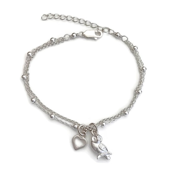 Wings Bead Silver Bracelet - Mata Payals Exclusive Silver Jewellery