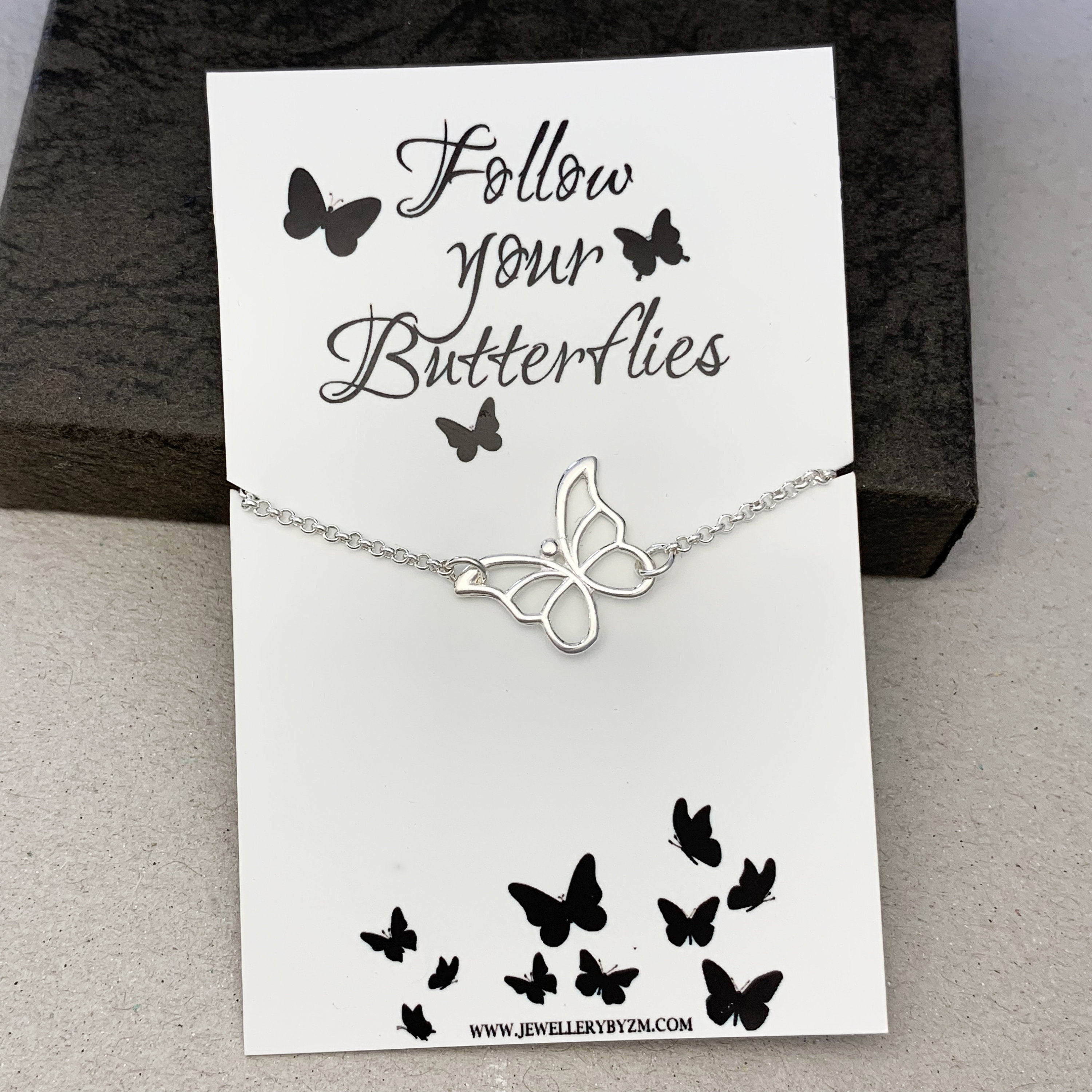 Sterling Silver Butterfly Bracelet 925 sterling silver Silver bracelet Butterfly jewelry Follow Your Butterflies Etsy Italia