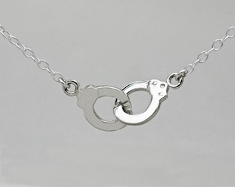 Handcuff Sterling Silver Necklace