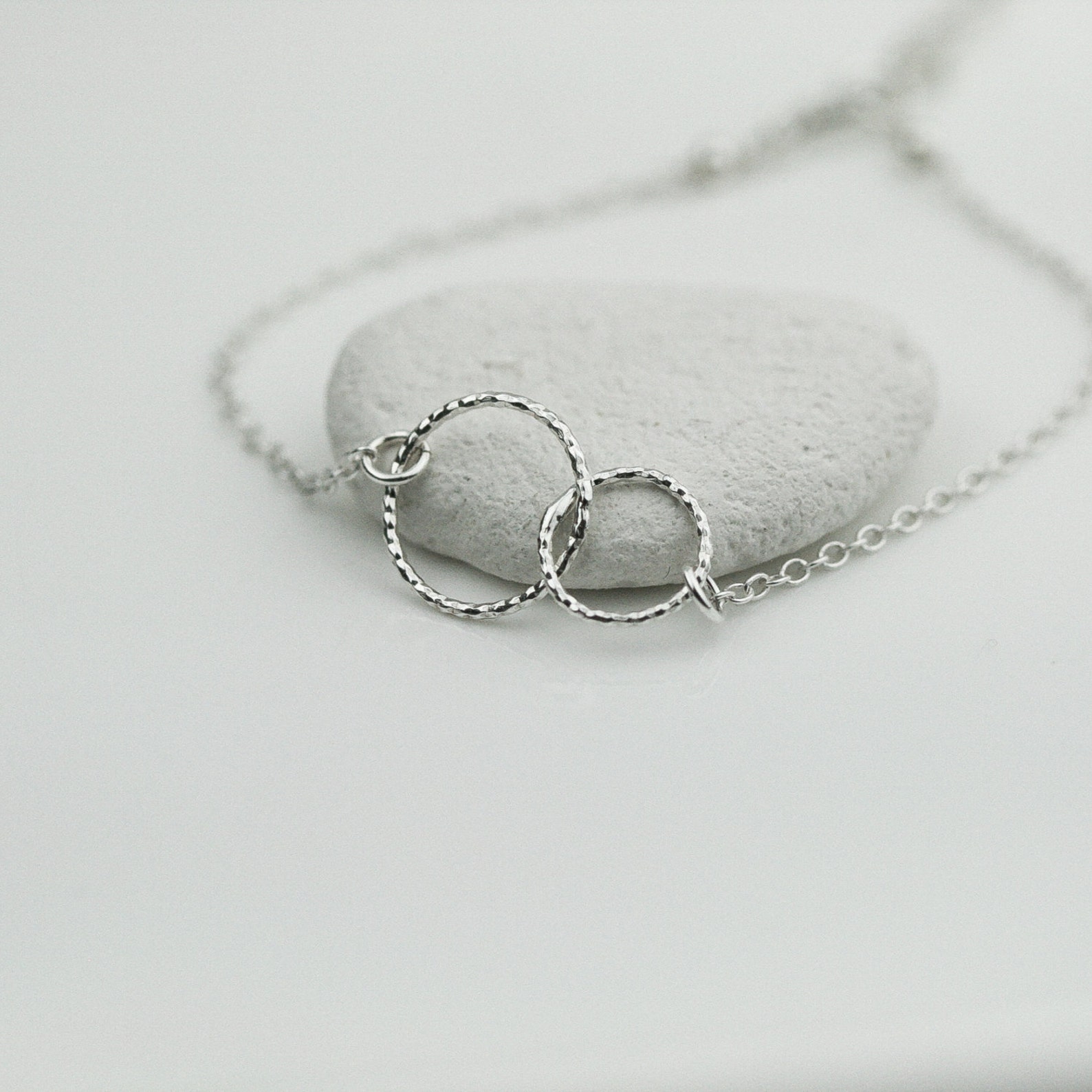 Sterling Silver Sister Bracelet Anklet Sterling Silver Two Etsy UK