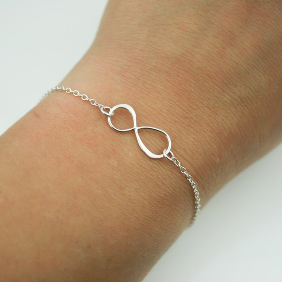 Buy Handmade Personalized Infinity Bracelet, Bangle Bracelet With Infinity,  Monogram and Date on Sterling Silver Platinum or Gold Plated Online in  India - Etsy