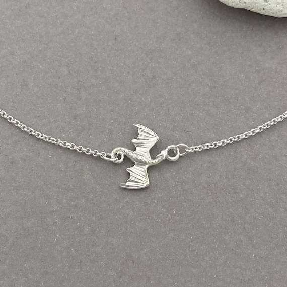 Sterling Silver Dragon Necklace