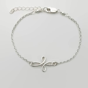 Eternity Cross Bracelet