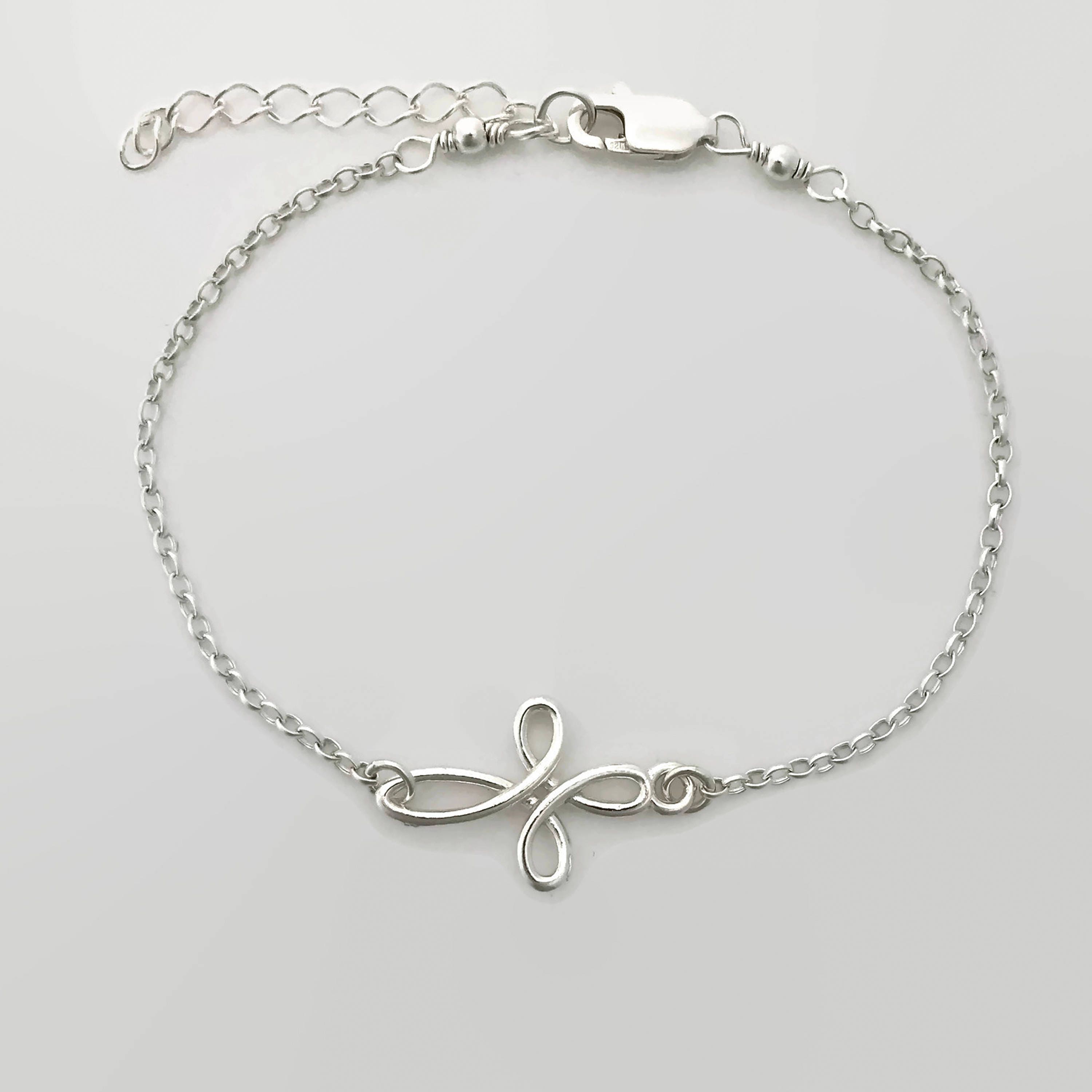 アクセサリー NEIGHBORHOOD CORD CROSS BRACELET GRAY Layered Three Cross Bracelet – Silver Color – Logos Trading