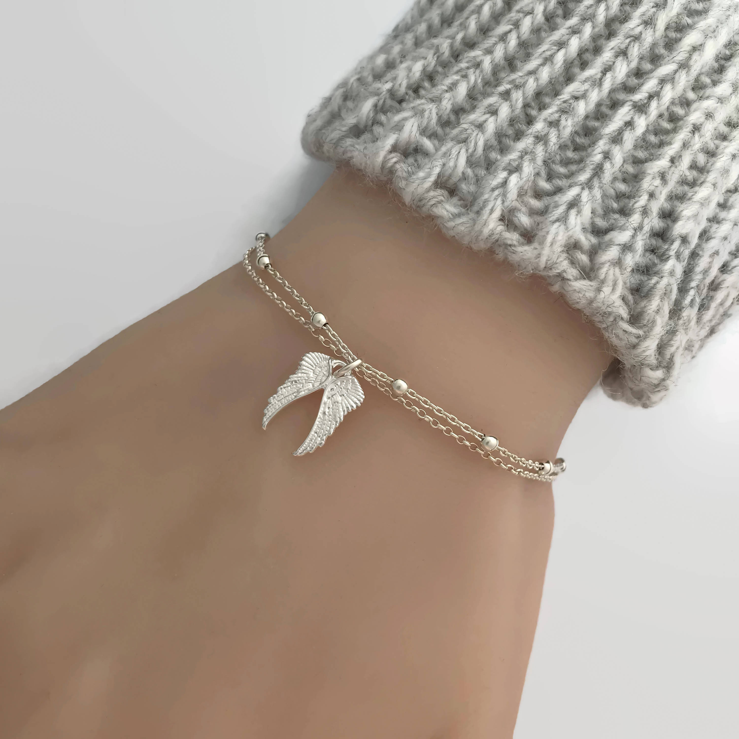 1stDibs Sterling Angel Bracelet