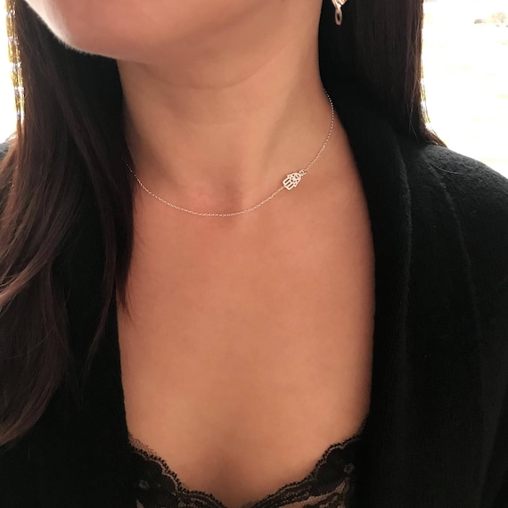 Fatima Necklace Hamsa - Etsy 