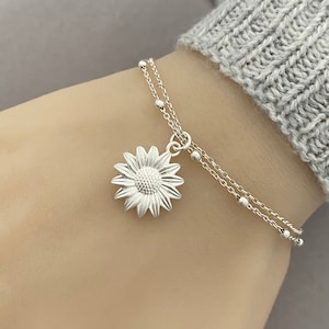 Sunflower bracelet hotsell etsy