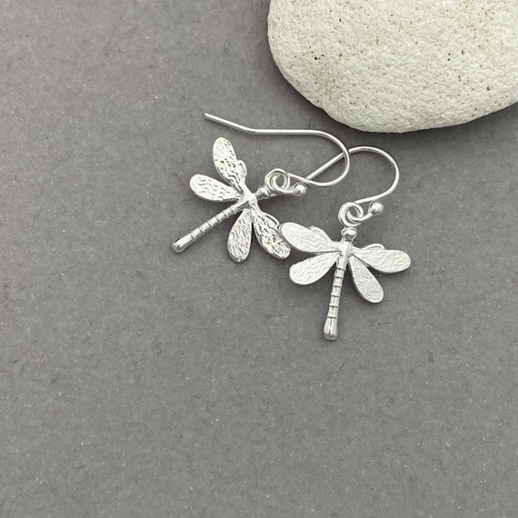 Polished Dragonfly Post Earrings In 925 Sterling Silver 10.6x10.9 mm Polished Dragonfly Post Earrings In 925 Sterling Silver 10.6x10.9 mm