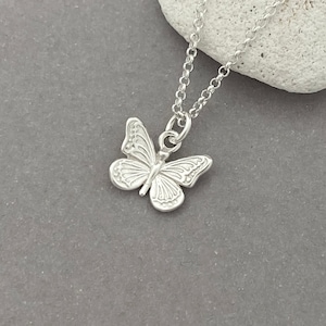 Solid Beat 「butterfly pendant」 silver925 KZX Butterfly Necklace S925 Sterling Silver Delicate
