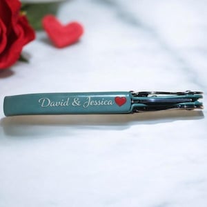 Personalized Wine Bottle Opener, Custom Engraved Corkscrew Gift, Wedding Favor, Anniversary Keepsake