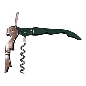 Personalized Wine Bottle Opener, Custom Engraved Corkscrew Gift, Wedding Favor, Anniversary Keepsake Dark Green
