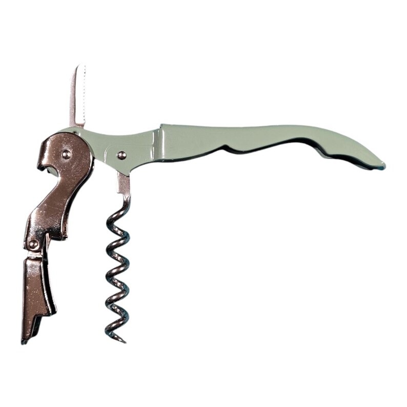 Personalized Wine Bottle Opener, Custom Engraved Corkscrew Gift, Wedding Favor, Anniversary Keepsake Army Green
