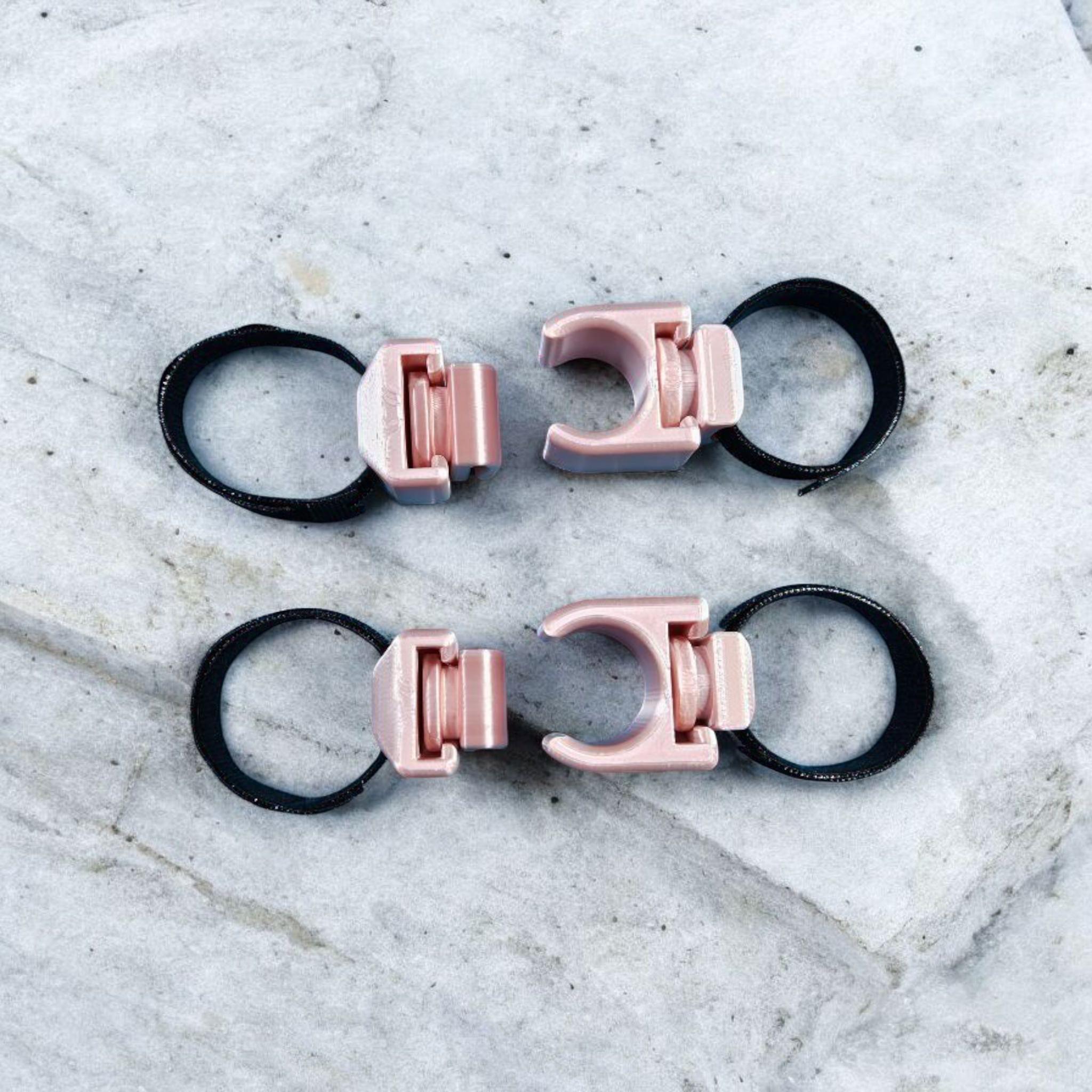 Raspberry Cane Clips Hands-free Cane Clip Set: Universal & Fixed Sizes, 16 Colors - Etsy