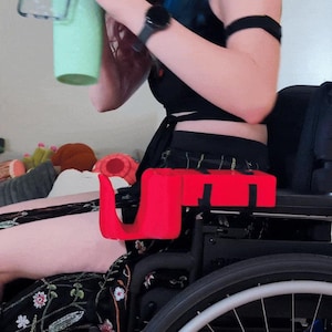 Wheelchair Cup & Phone Holder: Universal Design, Easy Install