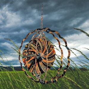 Personalized Colorful Metal Wind Spinner