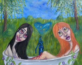 Primavera 20 x 24 pulgadas, pintura al óleo