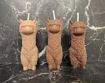 Alpaca candle | Lama candle | Alpaca | Lama | Animal lover | Animal candle | Decoration | Gift idea | Rapeseed wax | Vegan