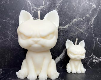 Dog Candle | Angry Dog Candle | Angry Dog | Animal Candle | Animal Lover | Gift Idea | Decoration | Vegan | Rapeseed Wax
