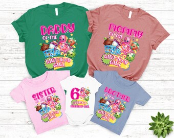 Shopkins Personalized Custom Shirt Party Favor Shopkins Personalized Custom Shirt Party Favor