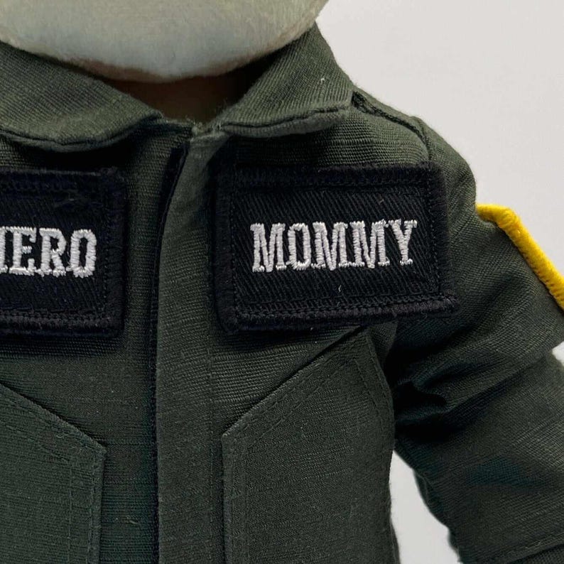 navy gift, navy daddy doll, sailor teddy bear, custom navy doll, personalized sailor teddy, deployment gift for navy kids, ship deployment gift, homecoming navy gift, my sailor hero doll, stuffed sailor keepsake, blue camo teddy, navy family gift, gift for kids with sailor dad, military separation comfort doll