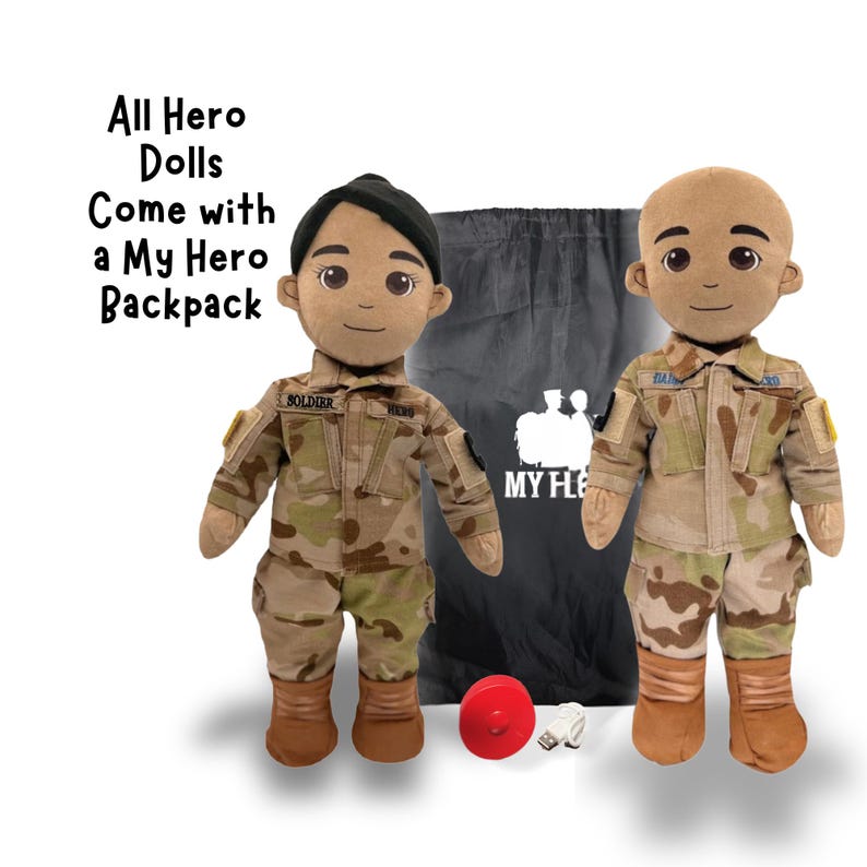 Kids Military, Kids Military Gift, Deployment Doll, Daddy Doll, Recordable Doll, Deployment Doll, Military Doll, Military Theme kid, Mommy Doll, Connection Gift Military, Navy Doll, Air Force Doll, Marine Doll, Coastie Doll, Army kids doll, Sailor, talking doll, talking plush, speaking doll, speaking plush, personalized doll, customizable doll, comfort doll, month of the military child gift, month of the military child, Navy Doll, Marine Doll, Air Force Doll, Navy Doll, Army Doll, Sailor Doll