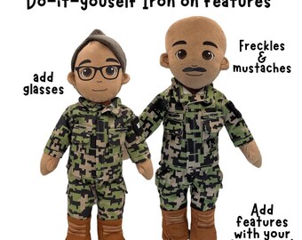 Mustache, Freckles, & Glasses | Custom add-ons - Do-it-yourself