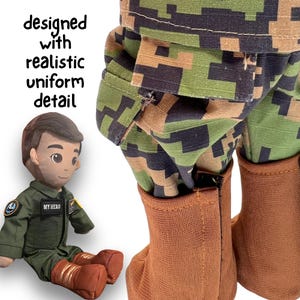 Kids Military, Kids Military Gift, Deployment Doll, Daddy Doll, Recordable Doll, Deployment Doll, Military Doll, Military Theme kid, Mommy Doll, Connection Gift Military, Navy Doll, Air Force Doll, Marine Doll, Coastie Doll, Army kids doll, Sailor, talking doll, talking plush, speaking doll, speaking plush, personalized doll, customizable doll, comfort doll, month of the military child gift, Navy Doll, Marine Doll, Air Force Doll, Navy Doll,  Space Force Guardian Doll, Red Head Dolls, Army Dolls