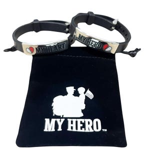 My Hero My Heart Deployment Armband, Militär Separation Minnessake Set