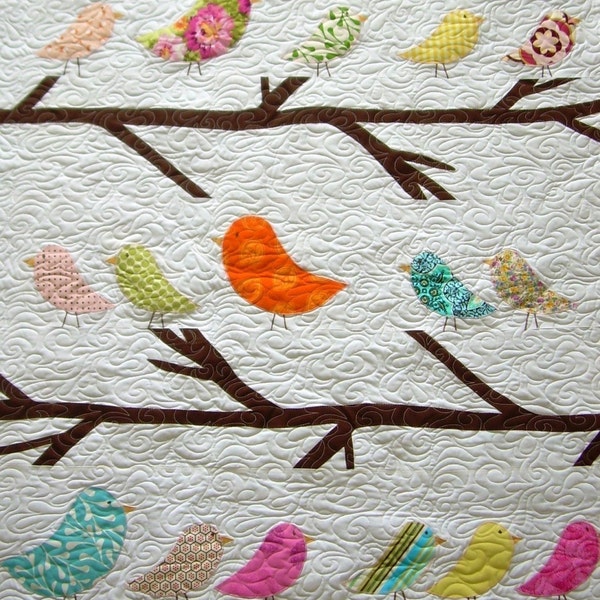 Birds of a Feather--Crib Size Quilt