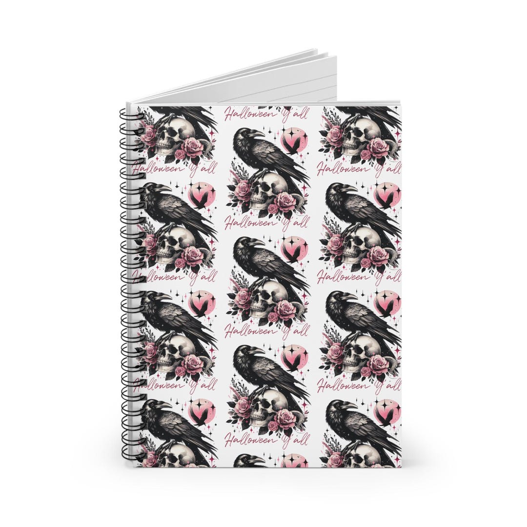 Haunted Notes: Halloween Binder Spiral Notebook Ruled Line - Etsy