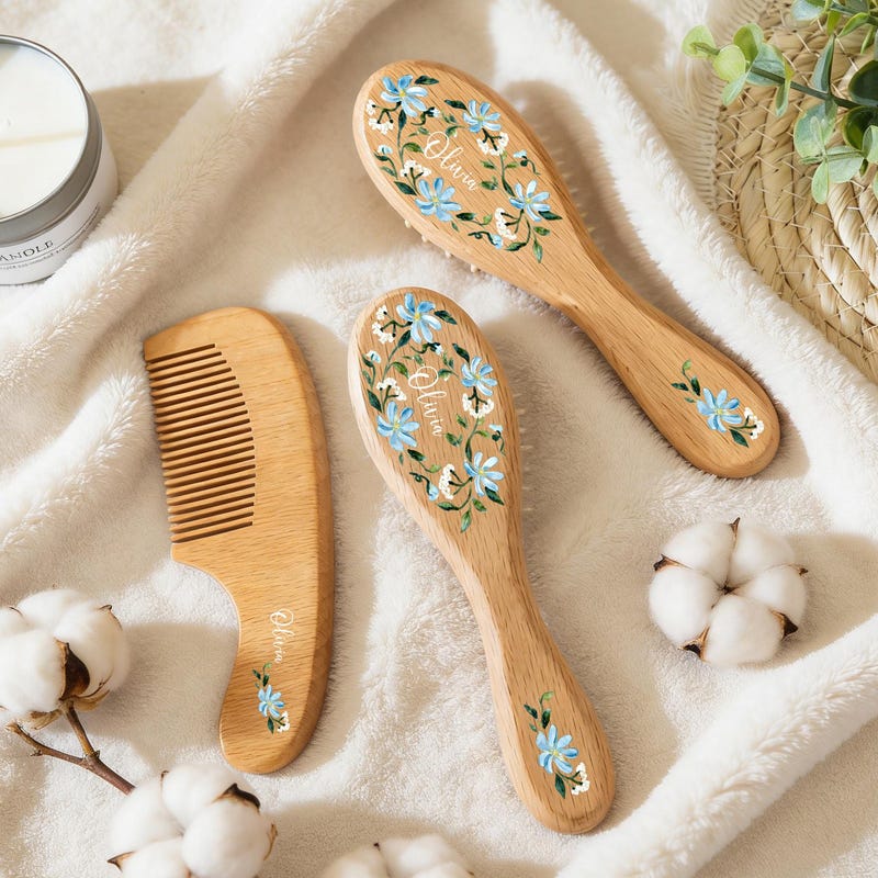 Personalized Seashell Brush - Etsy