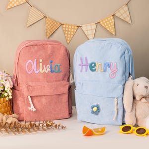 Custom Kids Backpack, Preschool Backpack, Custom Toddler School Bag, Cute Birthday Gifts for Children, Back to School, Gifts for Girls Boys