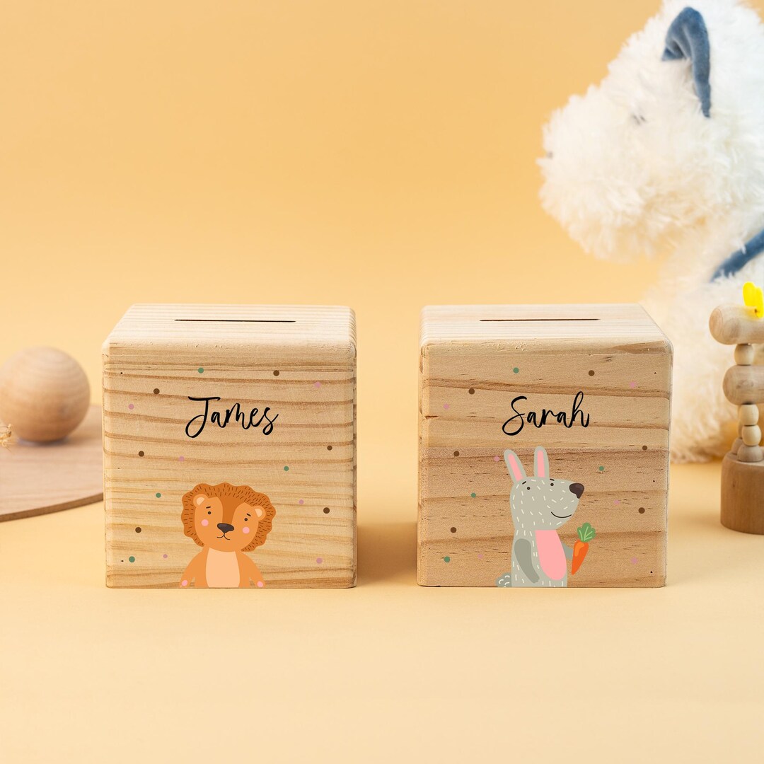 Personalized Money Box, Custom Kids Money Box, Money Box for Children ...