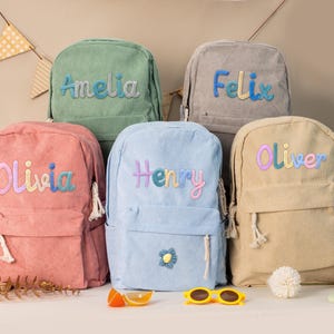 Personalized Kids Backpack With Name,School Bag,Toddler Book Bag,School Bag for Kids,Children&#39;s Backpack,Back to School,Gifts for Girls Boys