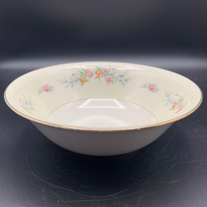 1950 Homer Laughlin Eggshell Nautilus Vegetable Bowl - Homer Laughlin Eggshell Serving Bowl, Ferndale Pattern