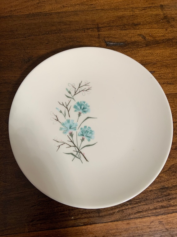 Vintage Dinner Plate - Taylor, Smith & Taylor - Floral Pattern