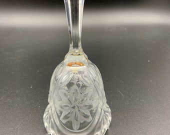 Vintage Schneeflockenglocke - Vintage Blumenglocke - Weihnachtsdeko