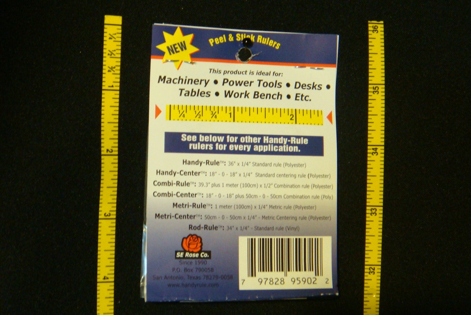 Handy-rule™ Adhesive Ruler for Crafts, Sewing, Quilting, Card Making ...