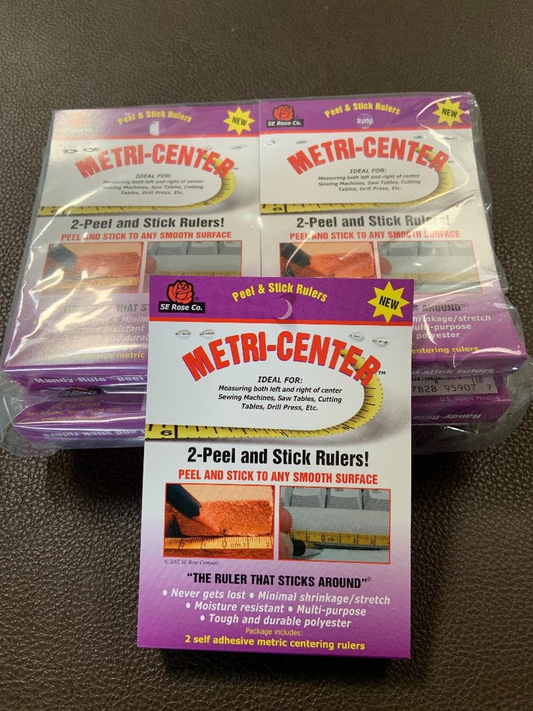Metri-center™ Adhesive Ruler by the Dozen - for Crafts, Sewing ...