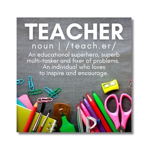 Teacher Meaning Magnet, Gifts For Teacher, Teacher Magnet, Fridge Magnet, Magnet Gift, Locker Magnet, Teacher Supply Magnet, Teacher Gifts