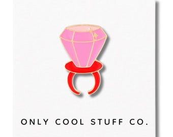 Spilla smaltata Ring Pop / accessorio retrò a forma di caramella per un divertimento nostalgico e collezionisti di spille